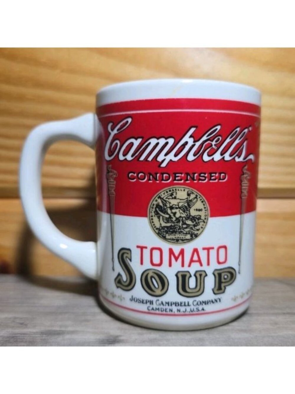 Vintage Mug CAMPBELLS Tomato Condensed Soup Coffee Cup 1970s Made in USA